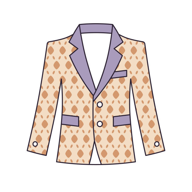 棕色豪华运动夹克或西装外套图片下载