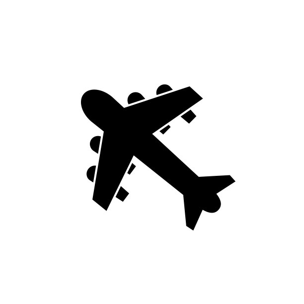 飞机图标在时髦的平面风格孤立在灰色背景。平面符号为您的网站设计，标志，应用程序，用户界面。矢量插图,图片下载