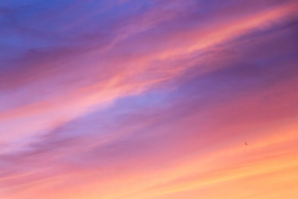 美丽的颜色与云背景从日落天空图片下载