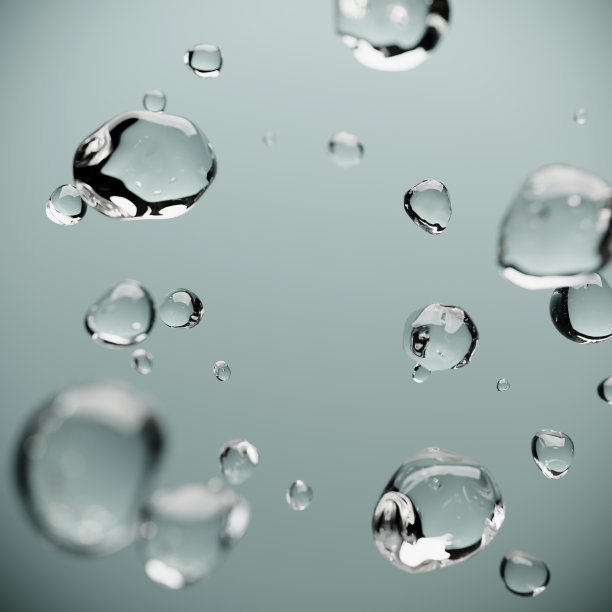 在彩色背景上孤立浮动的创意，用于复制空间。3 d渲染。有选择性的重点。图片下载