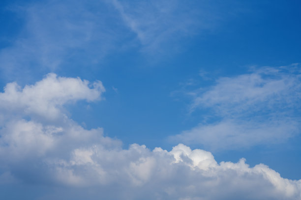 晴朗的天空云彩图片下载