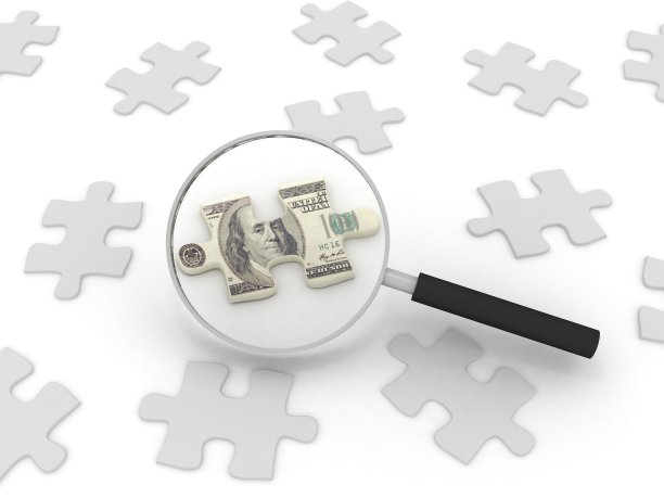 货币金融解决方案搜索放大镜策略谜题图片下载
