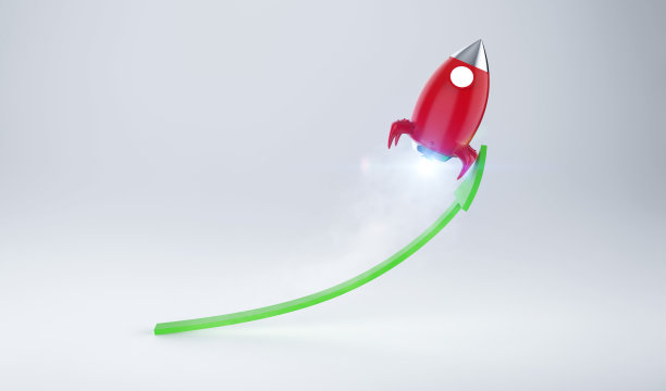 企业创业与航天飞机进步与成长曲线图图片下载