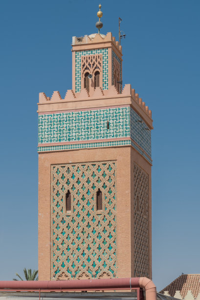 马拉喀什库图比亚清真寺的塔图片下载