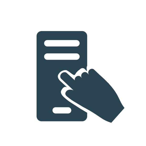 矢量网络图标的在线订购和交付的食品和货物。图片下载