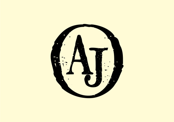 aj首字母的现代形状图片下载