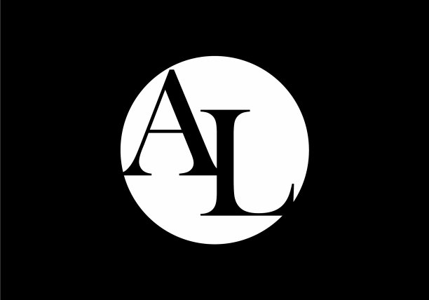 独特的形状al首字母图片下载