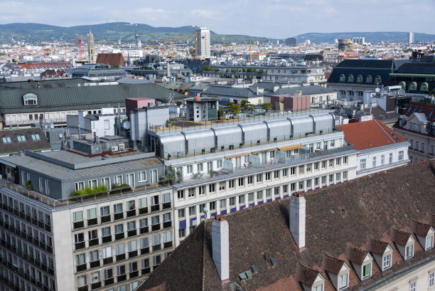 从上面俯瞰维也纳图片下载
