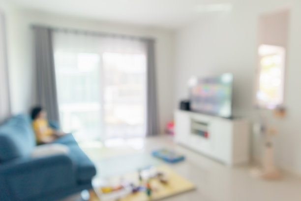 客厅内部抽象模糊家居背景图片下载