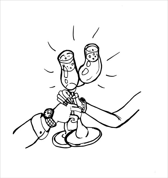 人们庆祝新年，喝着汽酒图片下载