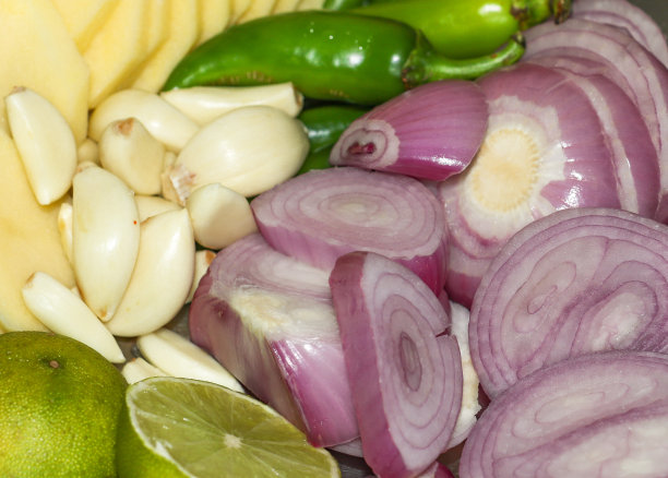 健康和新鲜蔬菜近距离观察图片下载