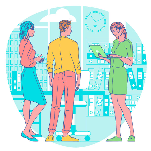 参加商务会议的男男女女图片下载