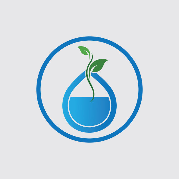 水培标志设计模板图片下载