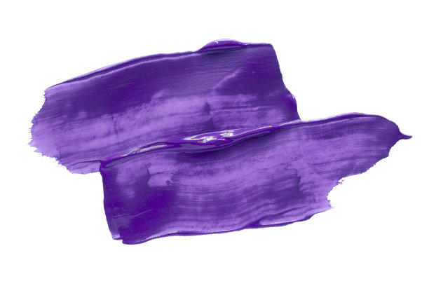 紫色刷孤立在白色背景图片下载