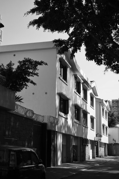 简单的白色房子，香港图片下载