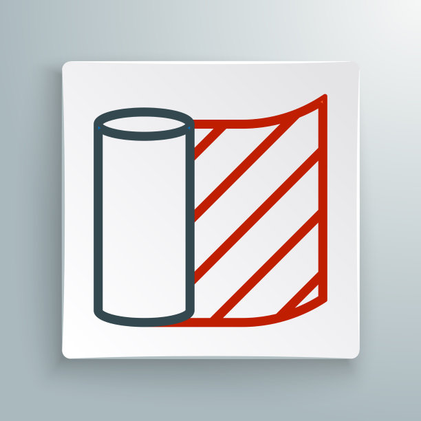 线条墙纸图标孤立的白色背景图片下载