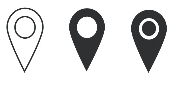 设置指针隔离的矢量图标图片下载