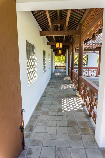 中国园林建筑走廊2图片下载