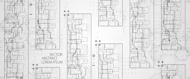 抽象的技术背景。传播理念，未来数字创新背景。矢量图图片下载