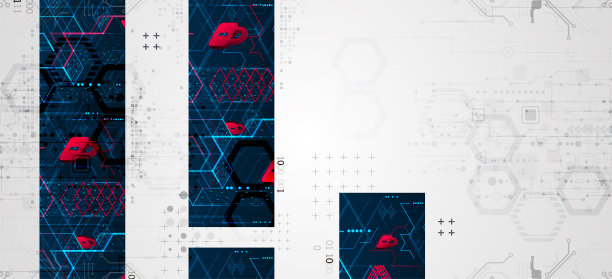 抽象的技术背景。传播理念，未来数字创新背景。矢量图图片下载