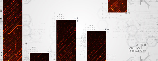 抽象的技术背景。传播理念，未来数字创新背景。矢量图图片下载