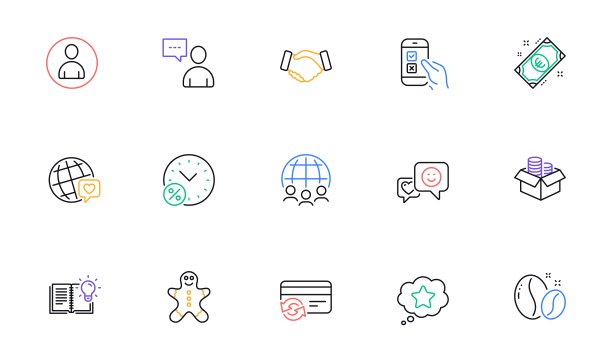 移动调查，世界品牌和微笑线图标的网站，打印。为设计。向量图片下载