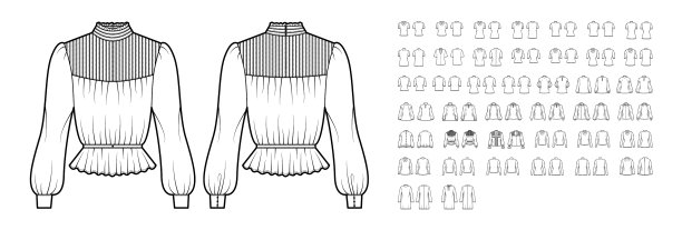 套衬衫上衣衬衫技术时尚图片下载