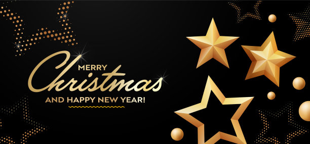 祝圣诞快乐，新年快乐图片下载