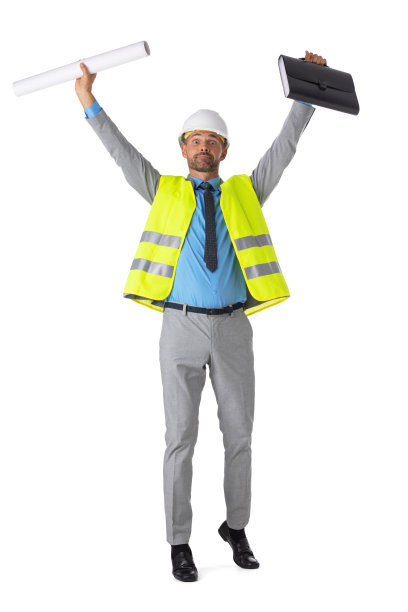 工程师拿着白色的蓝图图片下载