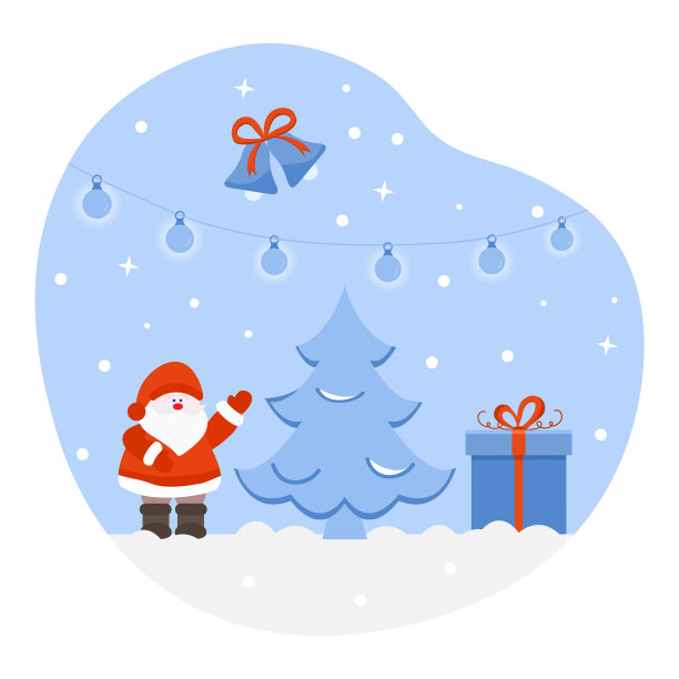 圣诞老人，新年快乐，圣诞快乐图片下载