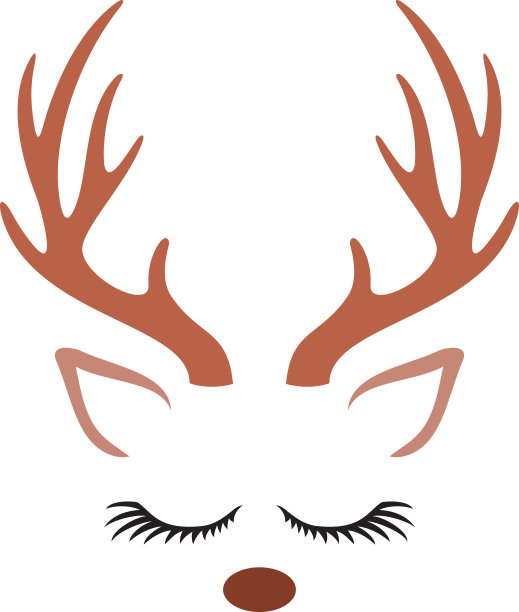 可爱的鹿颜色图片下载