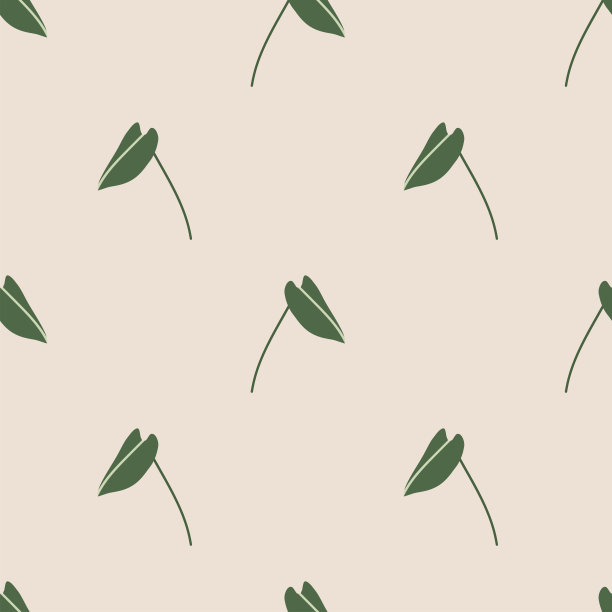 矢量平面手绘无缝图案图片下载