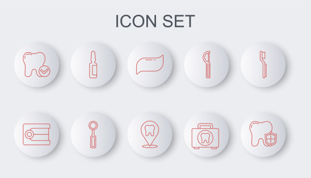 设置线牙保护假牙模型图片下载