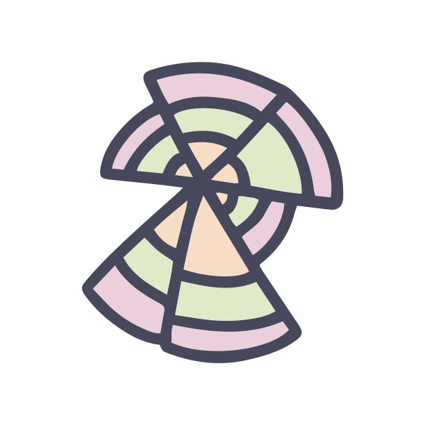 太阳爆发图表颜色涂鸦简单的图标图片下载