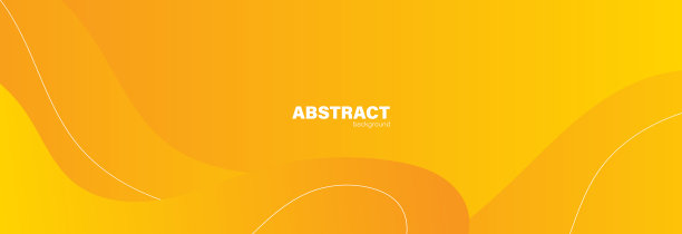 带有流体形状的抽象黄色背景图片下载