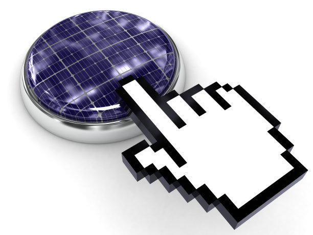 太阳能电池板可再生能源改变未来技术图片下载