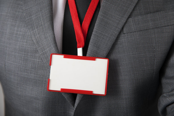 商人展示空白名片图片下载