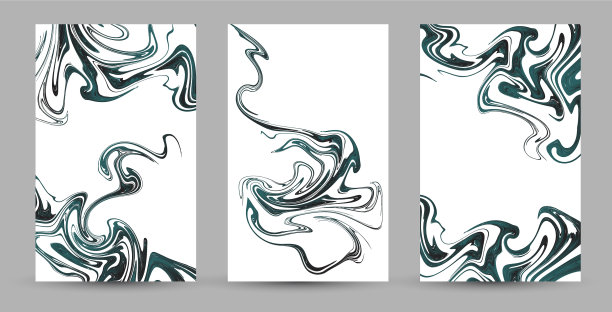 黑色大理石模板艺术封面设计图片下载