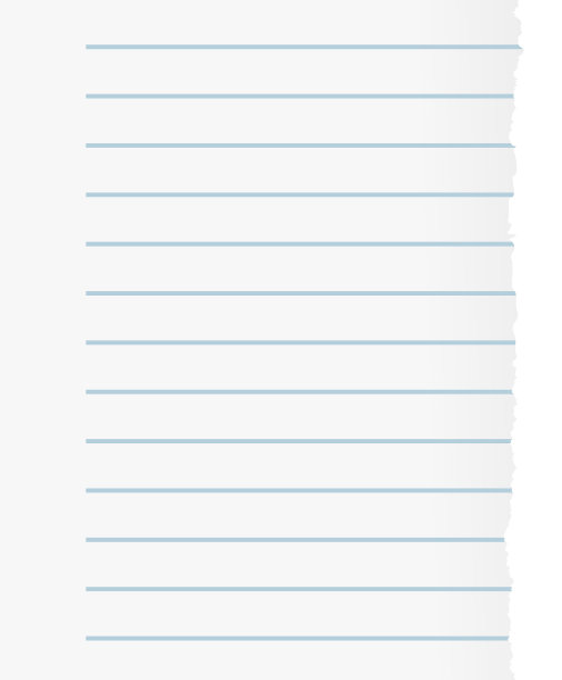 内衬纸，从笔记本上撕下的空白页图片下载