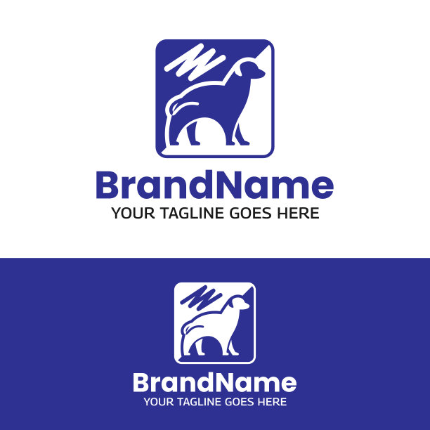 狗动物背景擦除器设计模板图片下载