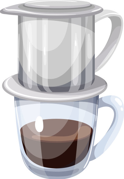 咖啡滴在越南风格图片下载