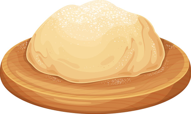 面团放在木板上图片下载