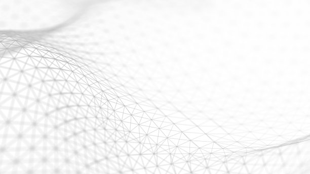 抽象的白色背景与连接的点和线。医学背景。商业演示的背景知识。3 d图片下载