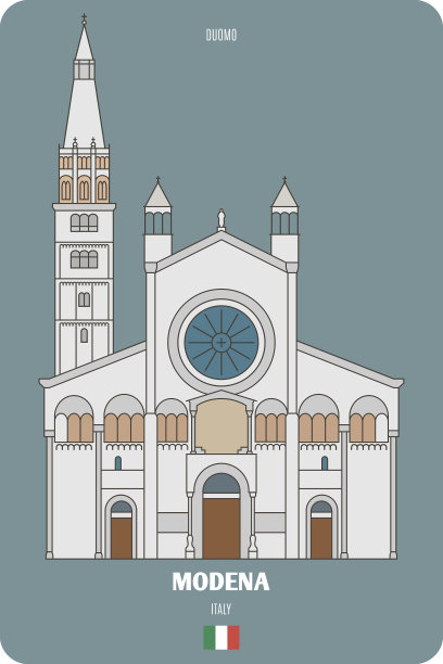摩德纳大教堂是意大利建筑的象征图片下载