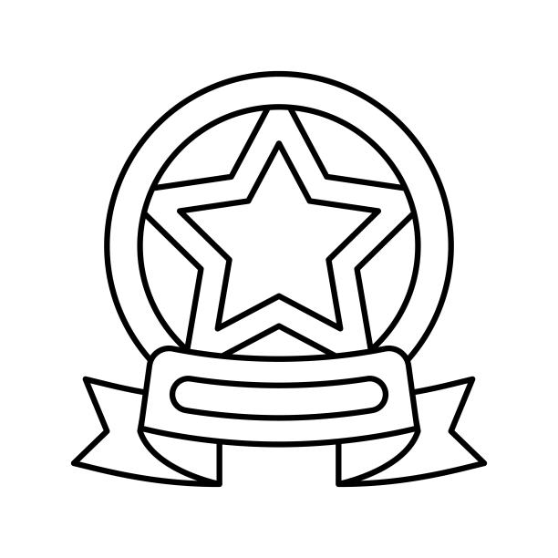 成功排名线性图标矢量图图片下载