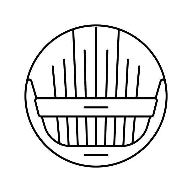 针集线图标矢量插图图片下载