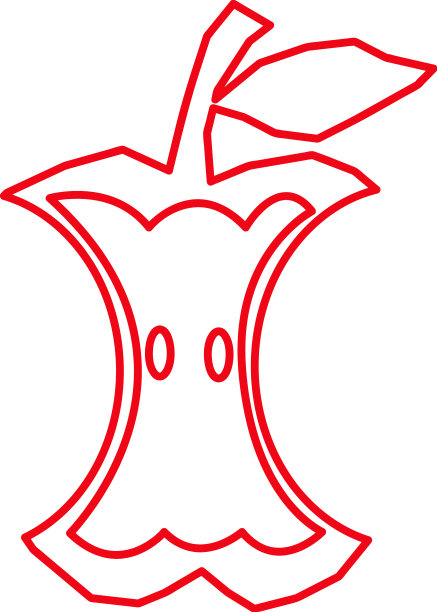 苹果图标水果标志设计图片下载