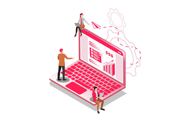 商务人士用电脑图片下载