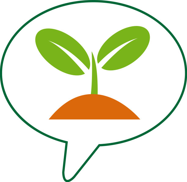 植物树图标概念标识设计图片下载