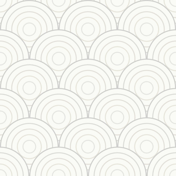 简单的鱼鳞矢量图案，重复的圆圈图片下载